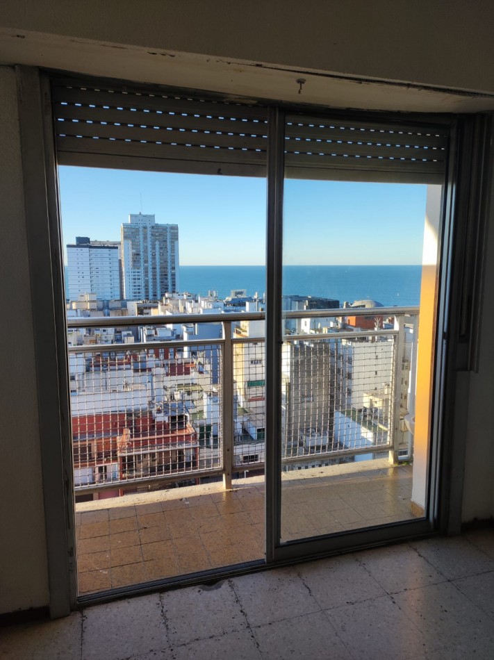 ALQUILER MONOAMBIENTE CON VISTA PARCIAL AL MAR